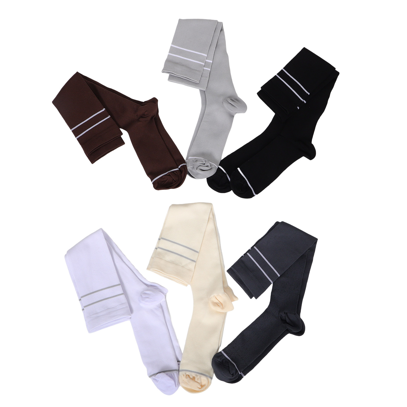 Maternity Wear - 6 paar sportcompressiesokken voor vrouwen, vochtwerend,