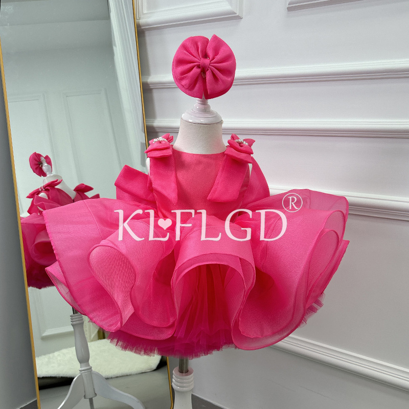 Toddler Girl Tulle Party Dress - KLFLGD Peuter Baby Meisjes Optochtjurk Grote