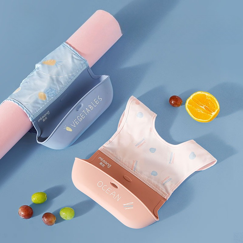 Waterproof Baby Bibs Silicone - Waterdichte slabbetjes voor kinderen Babyslabbetjes Zachte