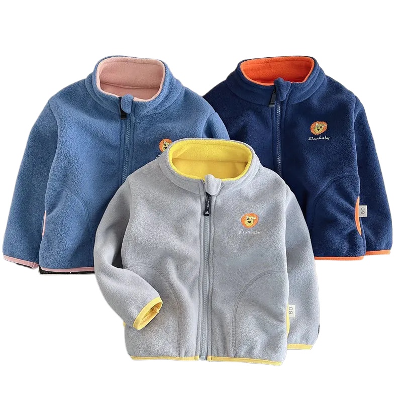 Toddler Boy Winter Fleece Jacket - Nieuwe kinderen jongens meisjes polar fleece