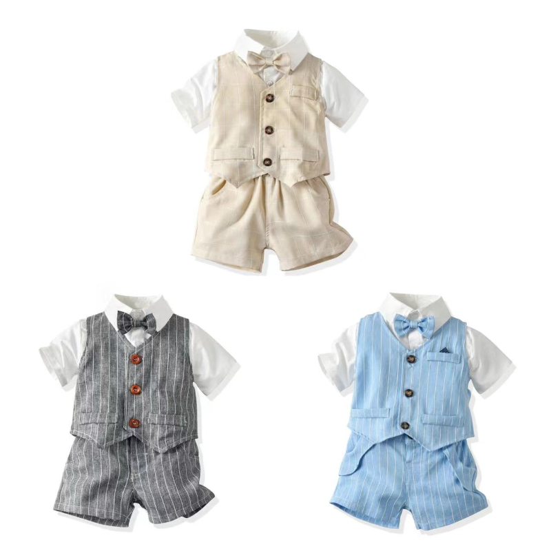 Baby Boy Suit Set Baptism - Baby Britse Gentleman Outfit Baby Jongens