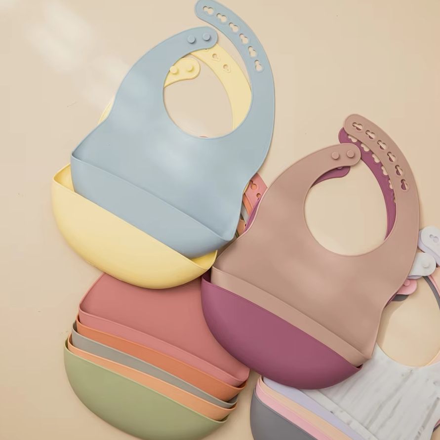 Waterproof Baby Bibs Silicone - Slabbetjes voor het eten Waterdichte siliconen