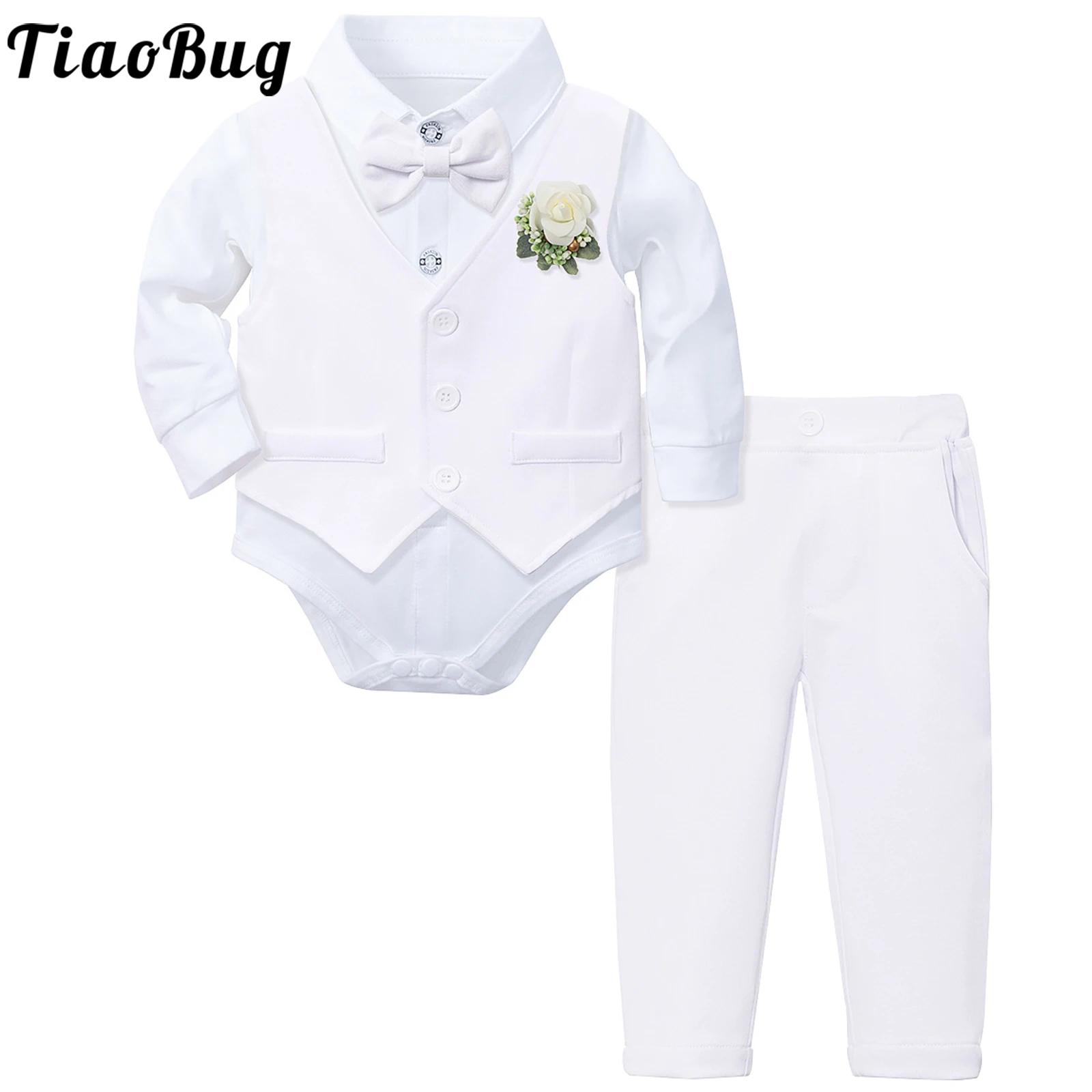Baby Boy Suit Set Baptism - Pasgeboren Baby Jongens Doop Kleding Gentleman