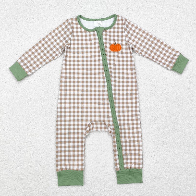 Cotton Baby Onesies Zipper - 8.19y Jongens Thanksgiving baby romper groothandel