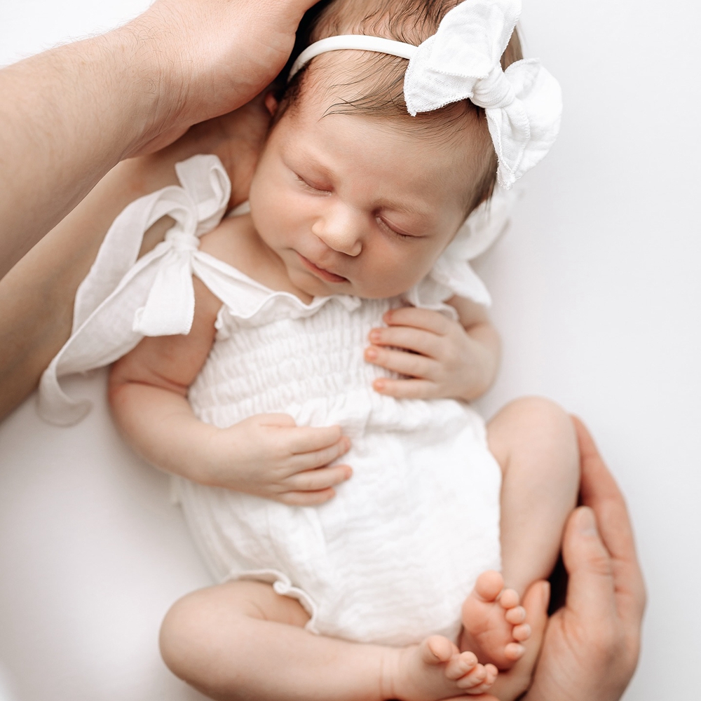 Infant Photography Props Outfit - Zachte pasgeboren fotografie rekwisieten witte mousseline