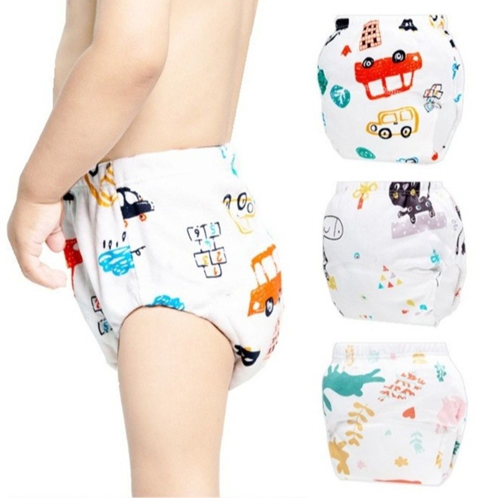 Toddler Training Pants Leak Proof - Comfortabele katoenen baby-trainingsbroekjes, ademend, waterdicht, wasbaar,