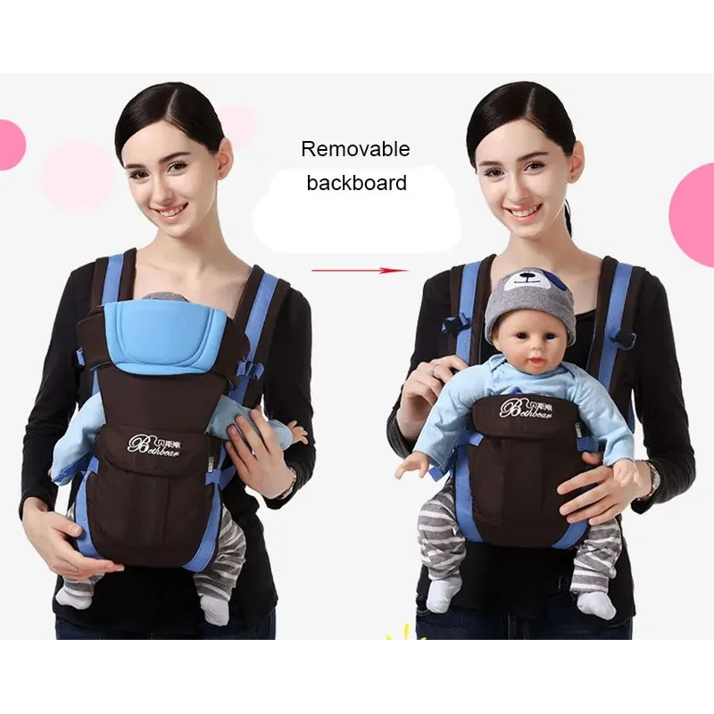 Ergonomic Baby Carrier Newborn To Toddler - Draagzak, 4-in-1 ergonomische babyrugzakdrager, eenvoudig verstelbare