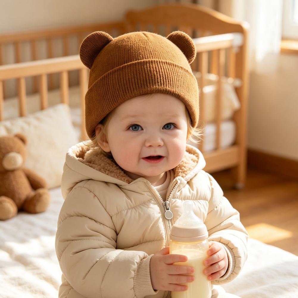 Baby winter gebreide muts, sch - Infant Beanie Hat With Ears recensie en prijs