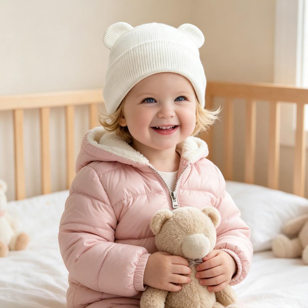 Baby winter gebreide muts, sch - Infant Beanie Hat With Ears recensie en prijs