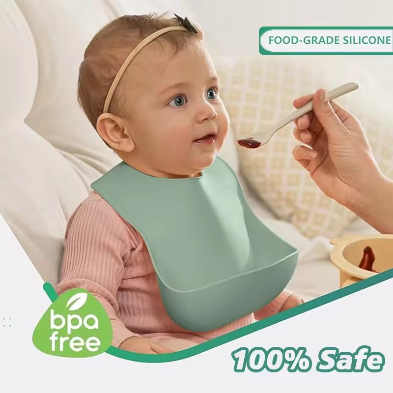 Baby Siliconen Dienblad Slabbe - Waterproof Baby Bibs Silicone recensie en prijs