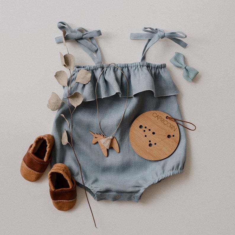 Zomer Baby Meisje Kleding Romp - Baby Summer Linen Sleeveless Jumpsuit recensie en prijs