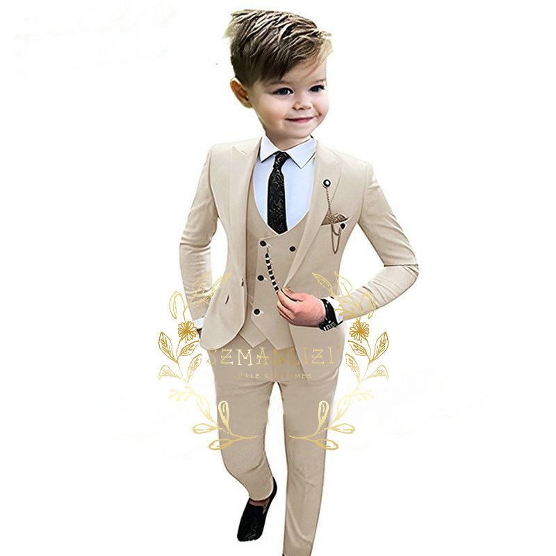 Kinderen Jongens Beige Blazer  - Baby Boy Suit Set Baptism recensie en prijs