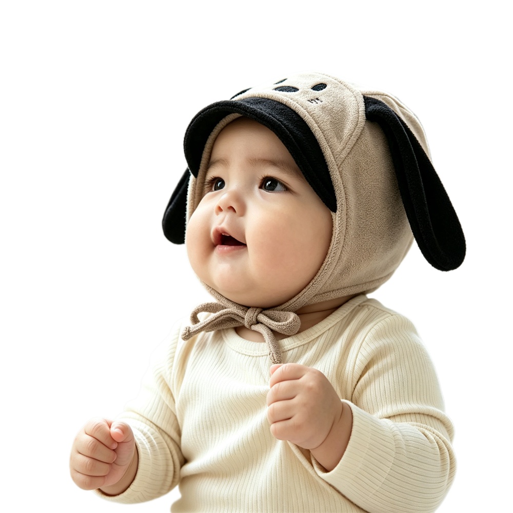 Cartoon Hondenoren Katoenen Ba - Infant Beanie Hat With Ears recensie en prijs