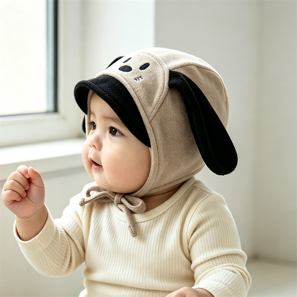 Cartoon Hondenoren Katoenen Ba - Infant Beanie Hat With Ears recensie en prijs