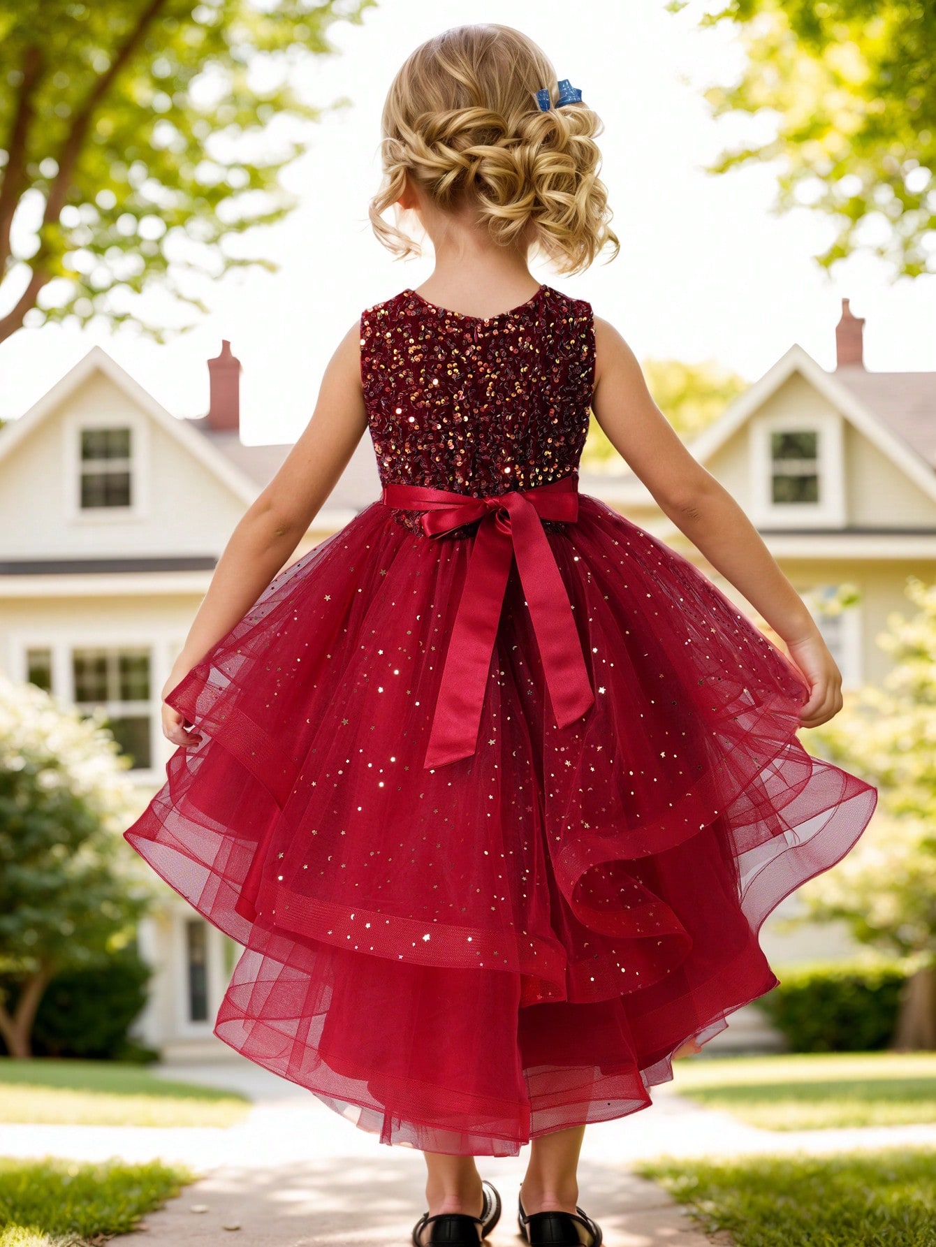 Baby meisje prinses bloemen pa - Toddler Girl Tulle Party Dress recensie en prijs