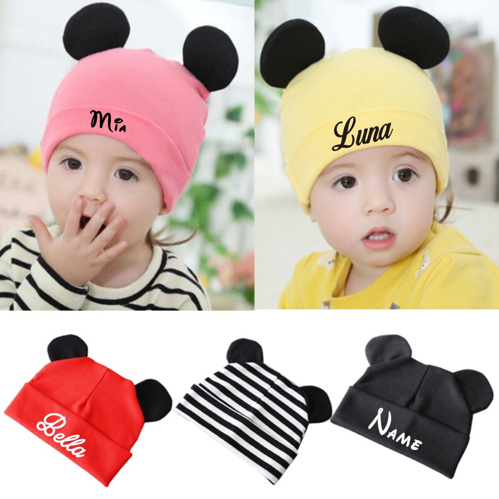 Gepersonaliseerde Leuke Baby B - Infant Beanie Hat With Ears recensie en prijs