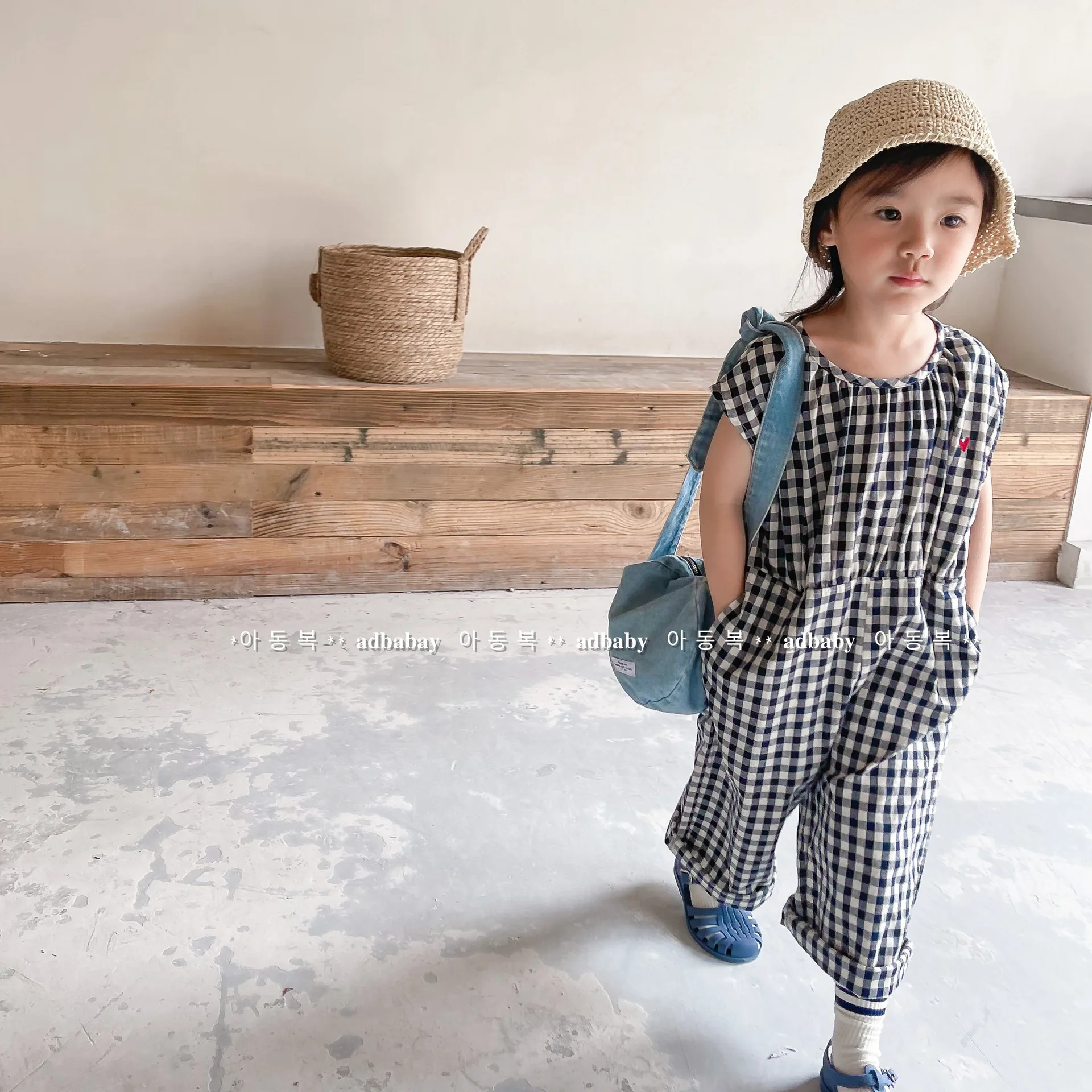 Baby Meisjes Geruite Overalls  - Baby Summer Linen Sleeveless Jumpsuit recensie en prijs
