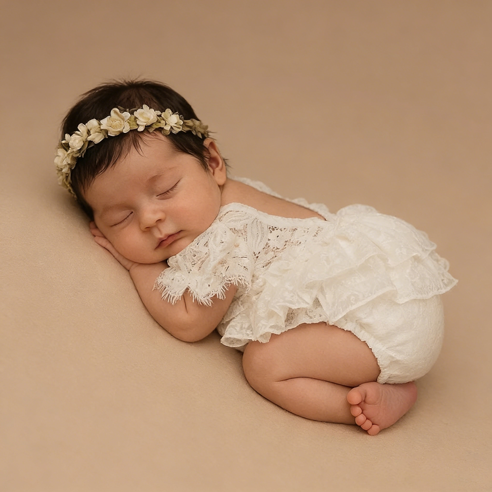 Pasgeboren fotografie-outfit m - Newborn Baby Girl Romper Floral recensie en prijs