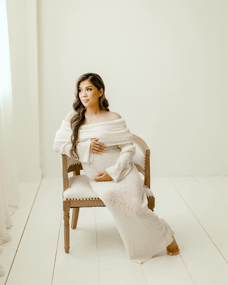 Zwangerschapsfotoshootjurk met - Maternity Wear recensie en prijs