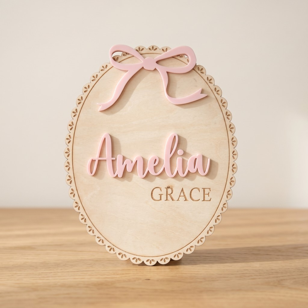 1Pc Custom Bow Lace Edge Baby  - Nursery recensie en prijs