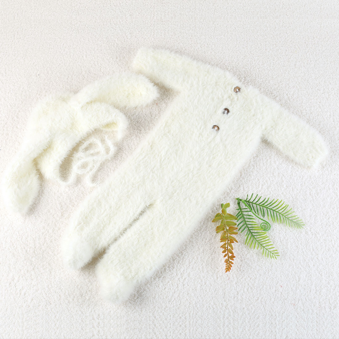Vintage gebreide pluizige tedd - Infant Photography Props Outfit recensie en prijs