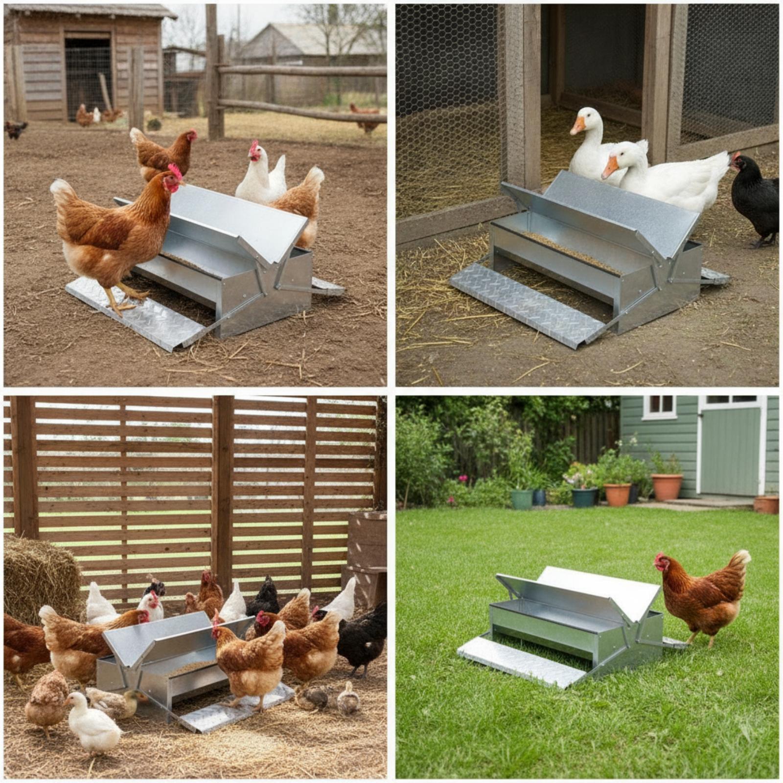 Automatische pluimveevoederbak - Feeding recensie en prijs