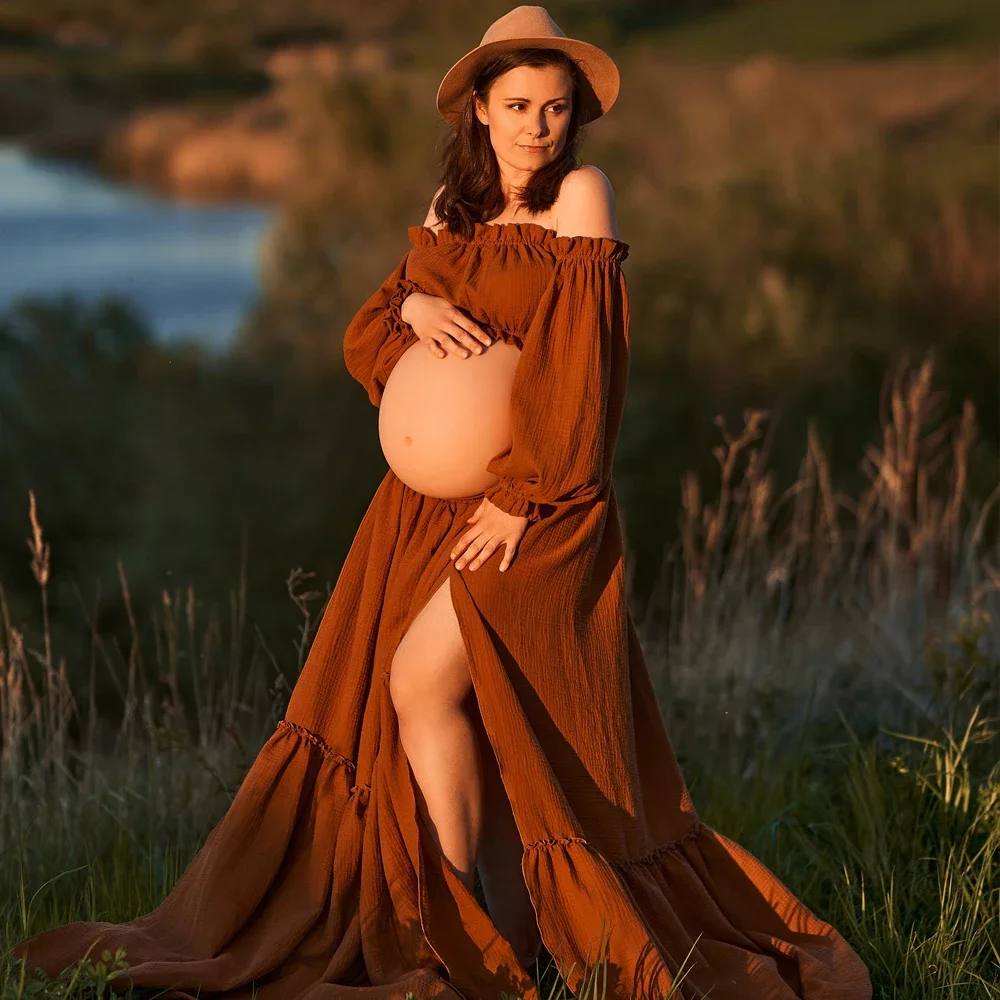Sexy off-shoulder retro moeder - Maternity Wear recensie en prijs