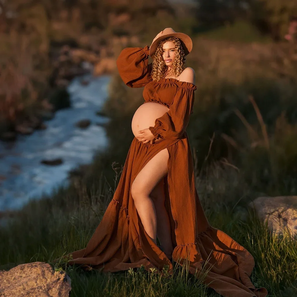 Sexy off-shoulder retro moeder - Maternity Wear recensie en prijs