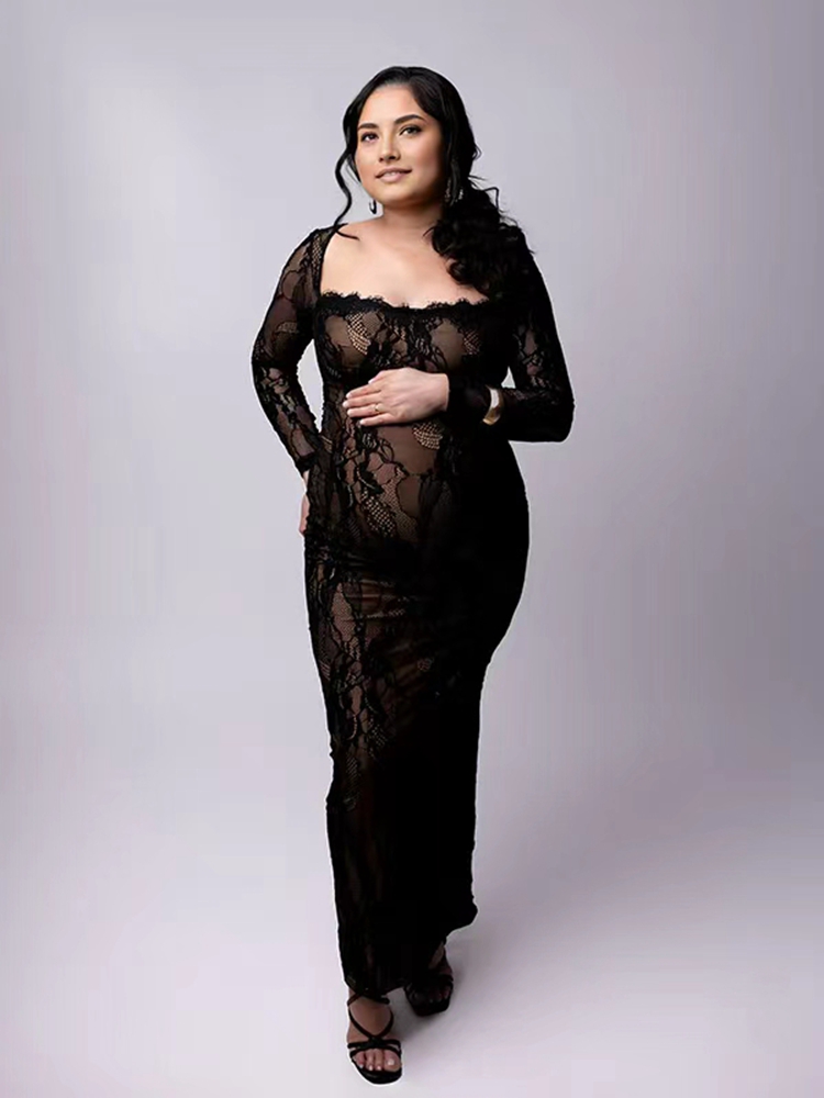 Kanten moederschapsfotoshootju - Maternity Wear recensie en prijs