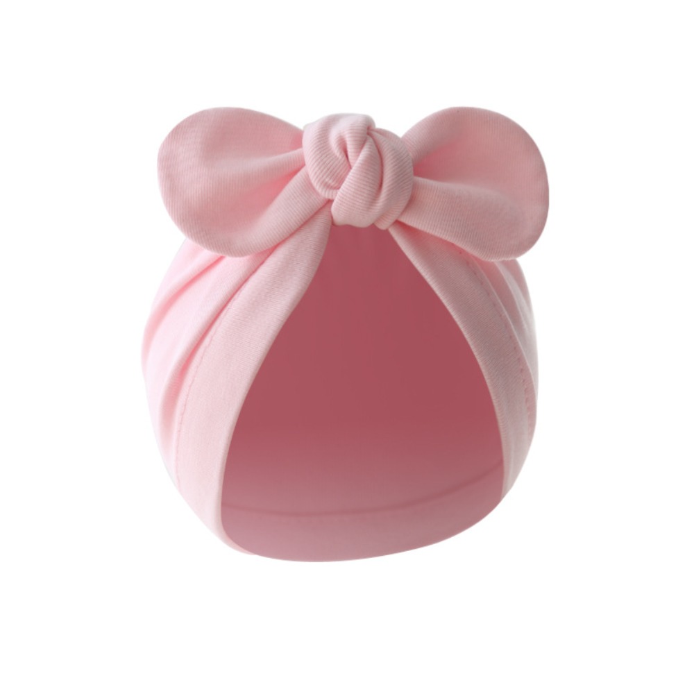 Leuke bloem knoop hoed katoen  - Infant Beanie Hat With Ears recensie en prijs