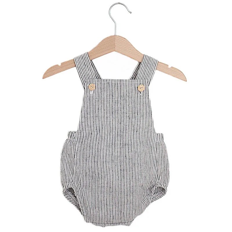 Pasgeboren Baby Boy Meisje Rom - Baby Summer Linen Sleeveless Jumpsuit recensie en prijs